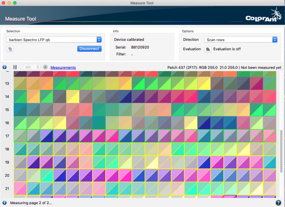ColorAnt Measure ColorLogic Online Help